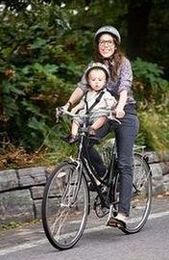 Carrying your child by bike